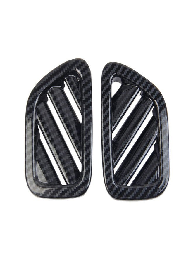 Fewshaw Carbon Fiber Air Vent AC Outlet Cover Trim Above Dashboard Accessories for 2021-2024 Chevy Tahoe Suburban for 2021-2024 GMC Yukon - Image 5